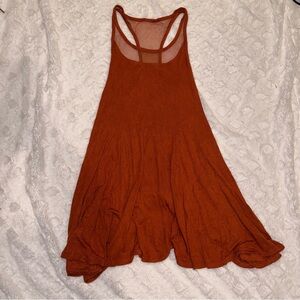 Silence and Noise Rustic Orange Cover Up Dress - Size Medium